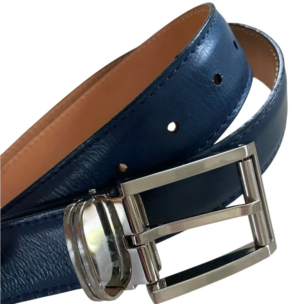 Studio Z leather belt, genuine leather, handcrafted!, see pictures , New 45 long